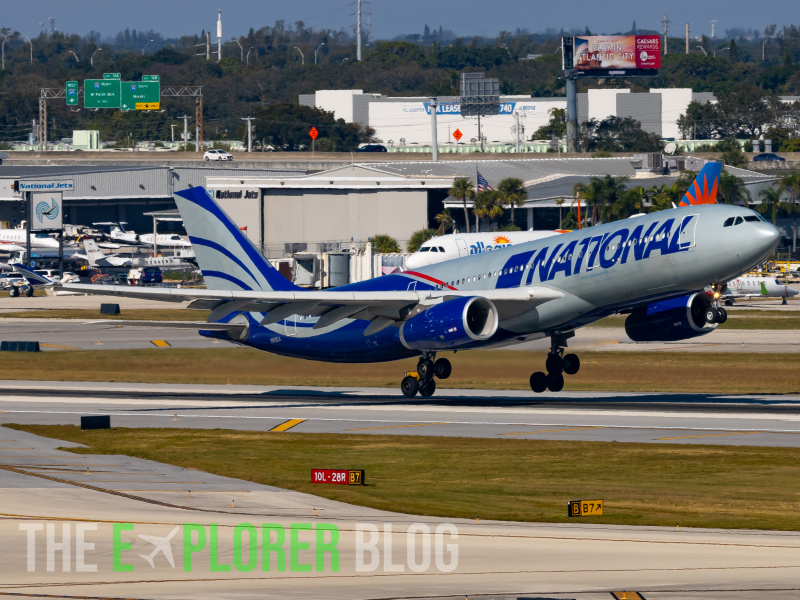 Photo of N819CA - National Airlines Airbus A330-200 at FLL on AeroXplorer Aviation Database