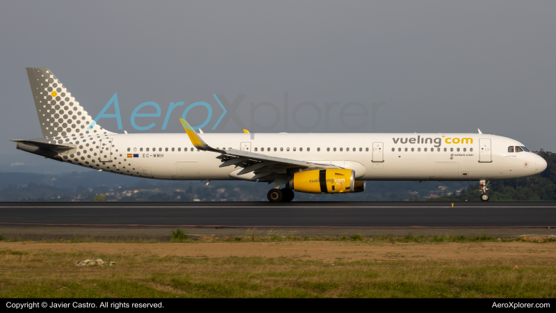 Photo of EC-MMH - Vueling Airbus A321-200 at LCG on AeroXplorer Aviation Database