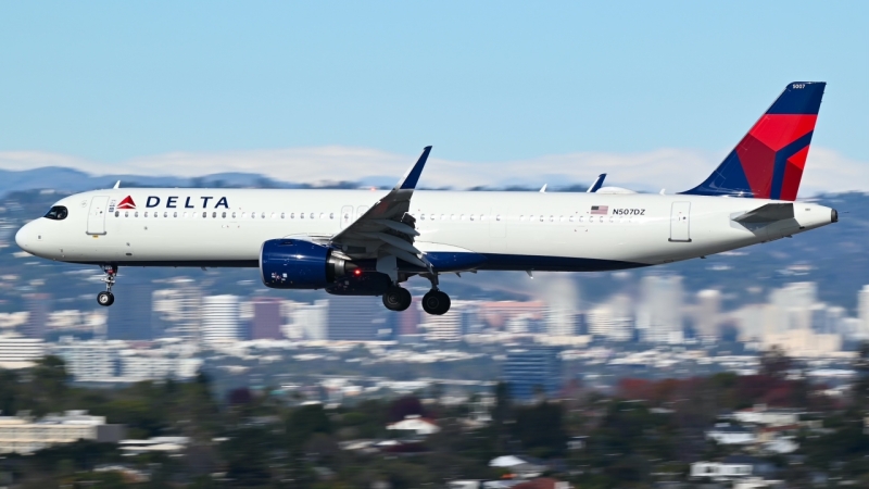 Photo of N507DZ - Delta Airlines Airbus A321NEO at LAX on AeroXplorer Aviation Database