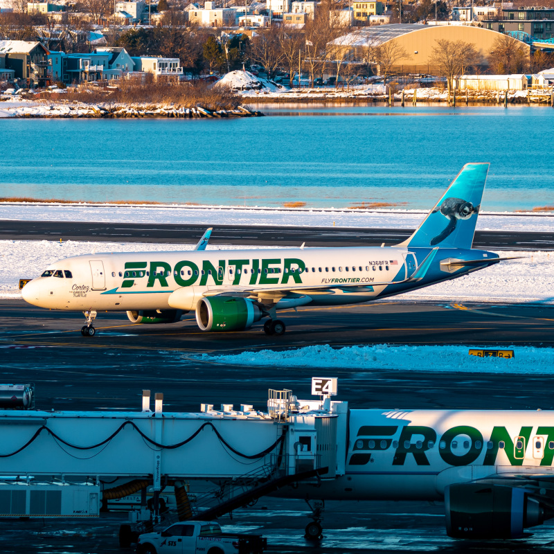 Photo of N368FR - Frontier Airlines Airbus A320NEO at BOS on AeroXplorer Aviation Database