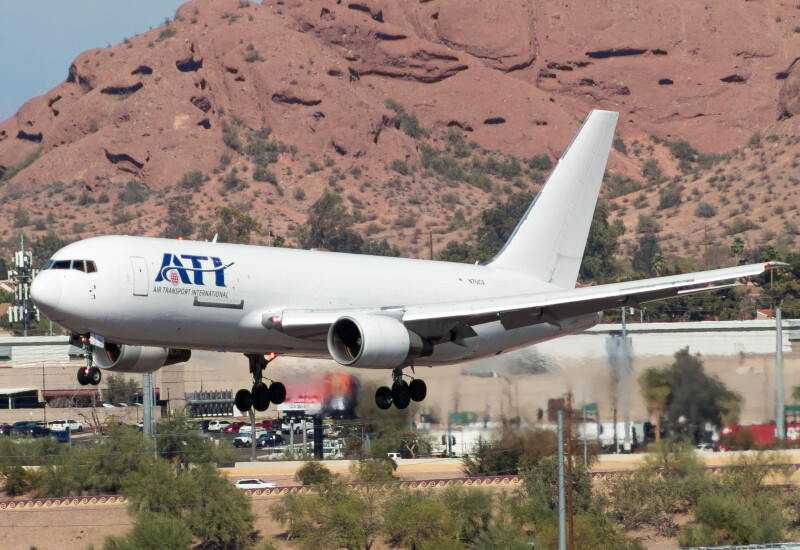 Photo of N761CX - Air Transport International Boeing 767-200F at PHX on AeroXplorer Aviation Database