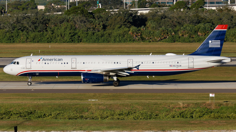 Photo of N578UW - American Airlines Airbus A321-200 at TPA on AeroXplorer Aviation Database