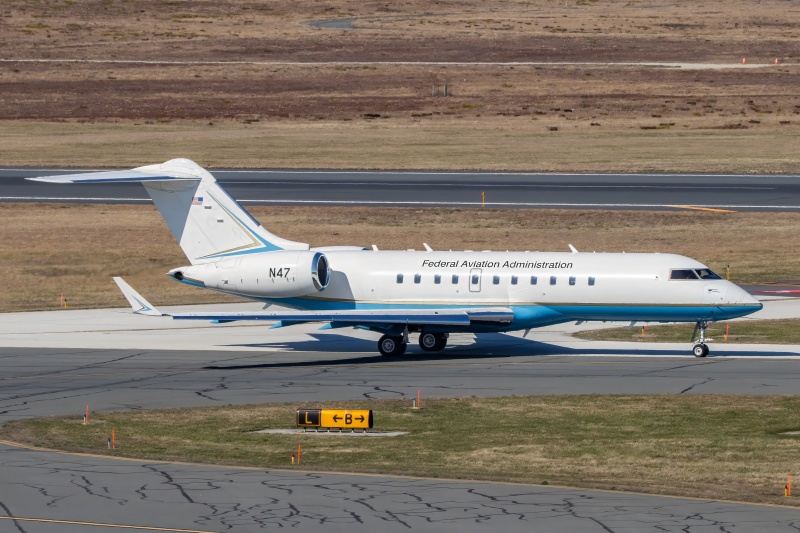 Photo of N47 - Federal Aviation Administration Bombardier Global 5000 at ACY on AeroXplorer Aviation Database