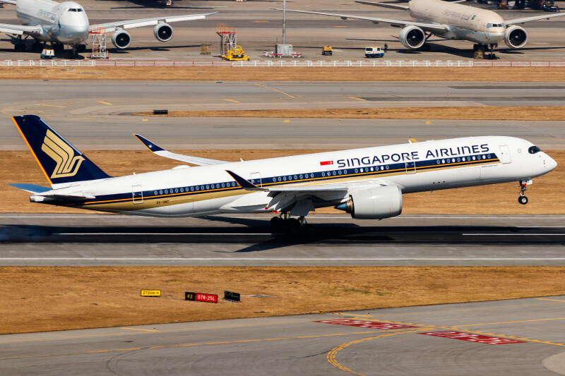 Photo of 9V-SMZ - Singapore Airlines Airbus A350-900 at HKG on AeroXplorer Aviation Database