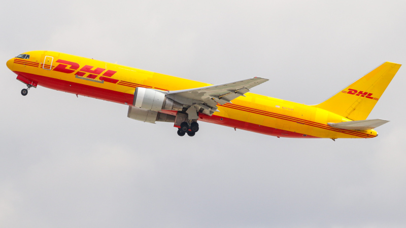 Photo of N371CM - DHL Boeing 767-300F at LAX on AeroXplorer Aviation Database