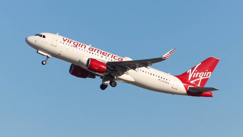 Photo of N284VA - Virgin America Airbus A320 at LAX on AeroXplorer Aviation Database