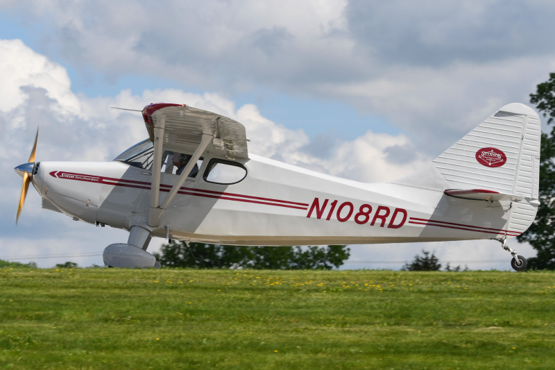 Photo of N108RD - PRIVATE Stinson 108-2 at PTW on AeroXplorer Aviation Database