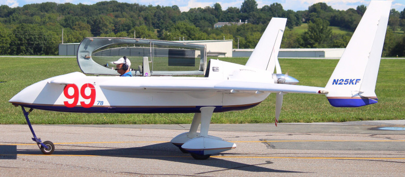Photo of N25KF - PRIVATE Rutan Long E-z  at LNS on AeroXplorer Aviation Database