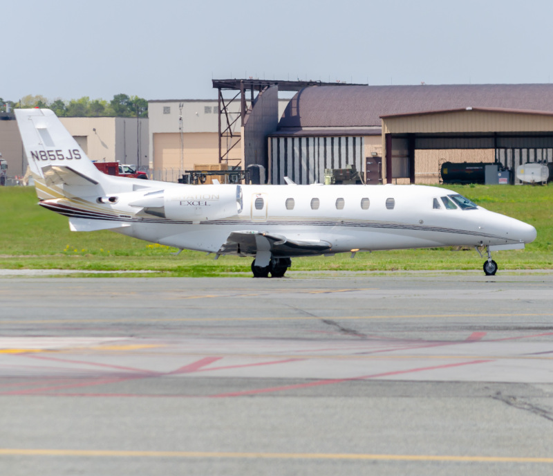 Photo of N855JS - PRIVATE  Cessna Citation 560XL Excel at ACY on AeroXplorer Aviation Database