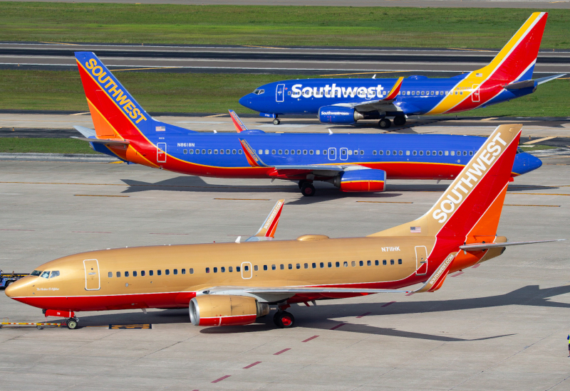 Photo of N711HK  - Southwest Airlines Boeing 737-700 at TPA on AeroXplorer Aviation Database