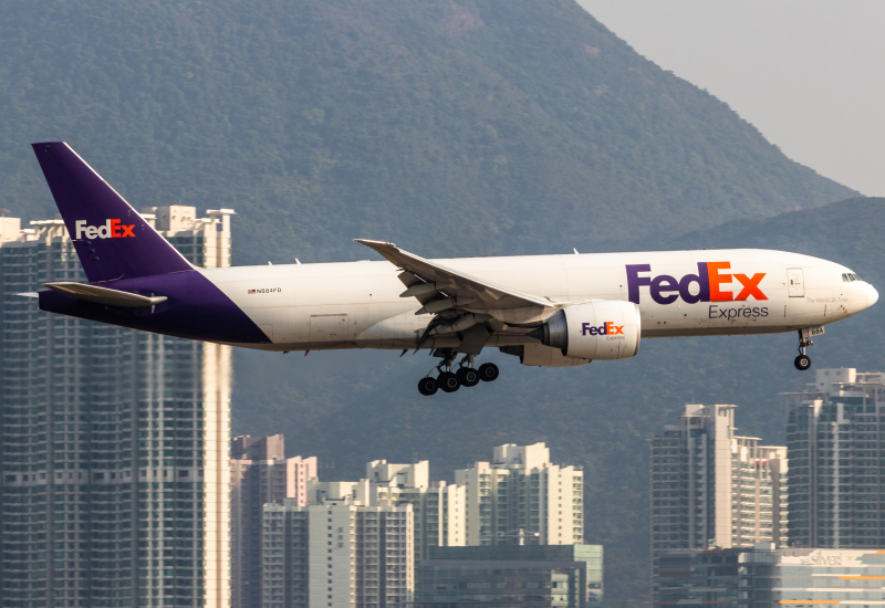 Photo of N884FD - FedEx Boeing 777-F at HKG on AeroXplorer Aviation Database
