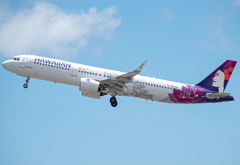 Photo of N213HA - Hawaiian Airlines Airbus A321NEO at HNL on AeroXplorer Aviation Database