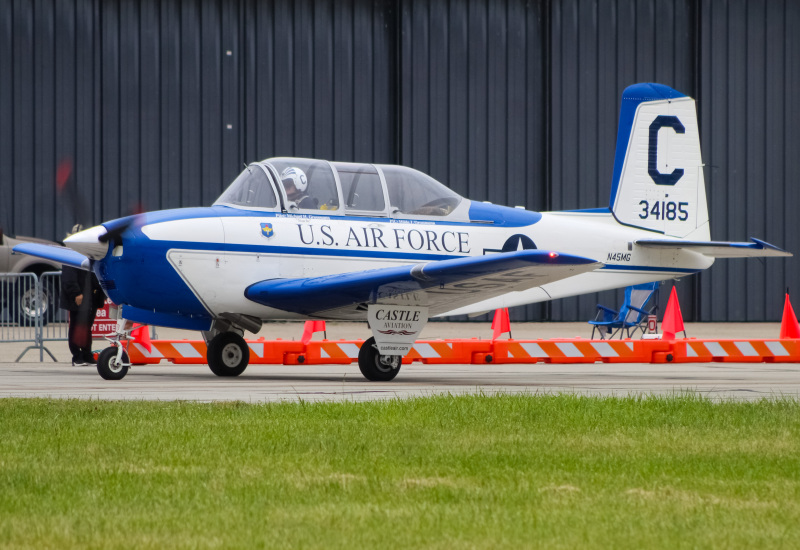 Photo of N45MG - Castle Aviation  Beechcraft T-34 Mentor  at DAY on AeroXplorer Aviation Database