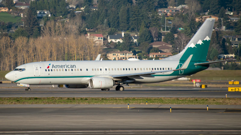 Photo of N916NN - American Airlines Boeing 737-800 at PDX on AeroXplorer Aviation Database
