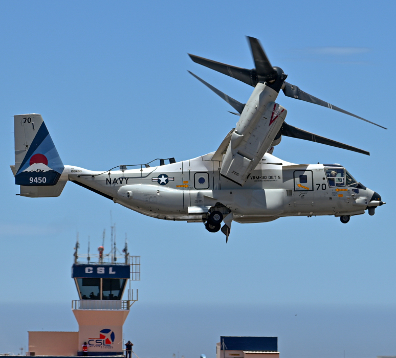 Photo of 169450 - USN - United States Navy Bell Boeing CMV-22B Osprey at CSL on AeroXplorer Aviation Database