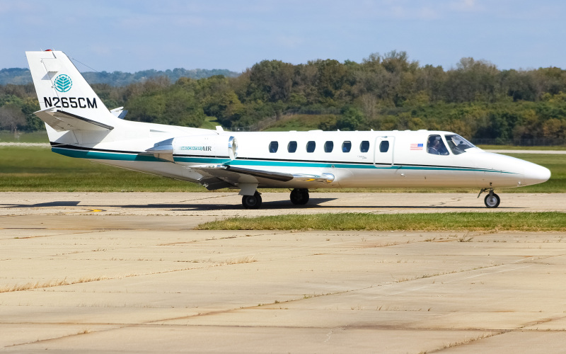 Photo of N265CM - Med Center Air Cessna Citation 560 Encore at LUK on AeroXplorer Aviation Database
