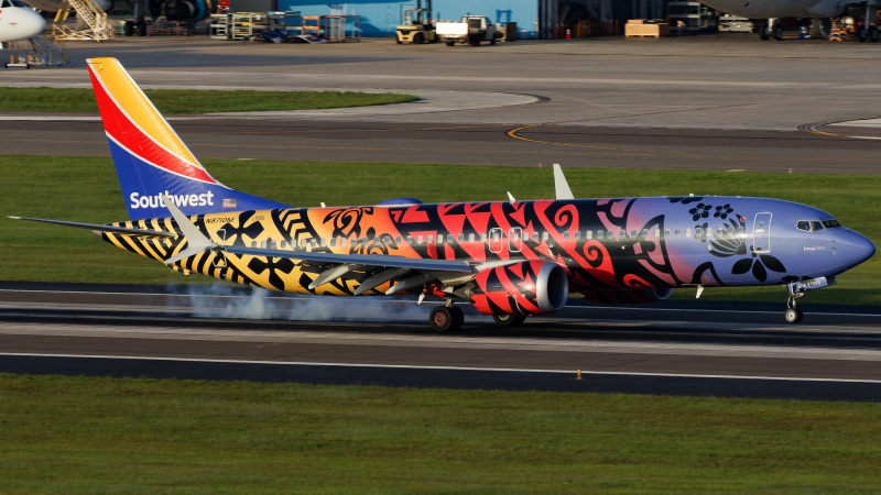 Photo of N8710M - Southwest Airlines Boeing 737 MAX 8 at TPA on AeroXplorer Aviation Database