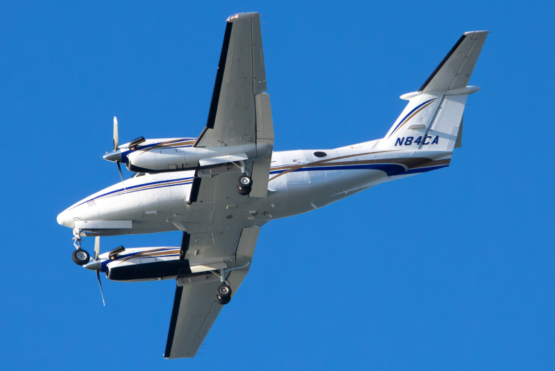 Photo of N84CA - Premier Private Jets Beechcraft King Air 200 at SFO on AeroXplorer Aviation Database