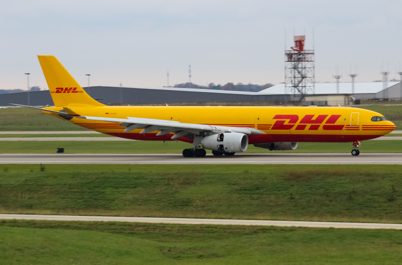 Photo of D-AJFK - DHL Airbus A330-300F at CVG on AeroXplorer Aviation Database