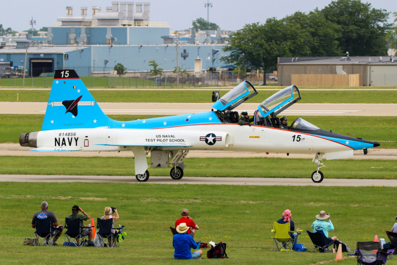 Photo of 61-4856 - USN - United States Navy Northrop T-38 Talon at OSH  on AeroXplorer Aviation Database