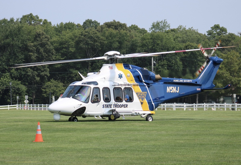 Photo of N5NJ - New Jersey State Police  Agusta Westland AW139 at N/A on AeroXplorer Aviation Database