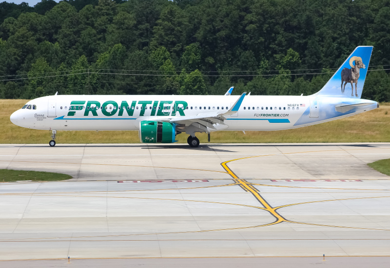 Photo of N616FR - Frontier Airlines Airbus A321-200 at RDU on AeroXplorer Aviation Database