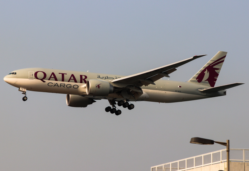Photo of A7-BFE - Qatar Air Cargo Boeing 777-F at HKG on AeroXplorer Aviation Database