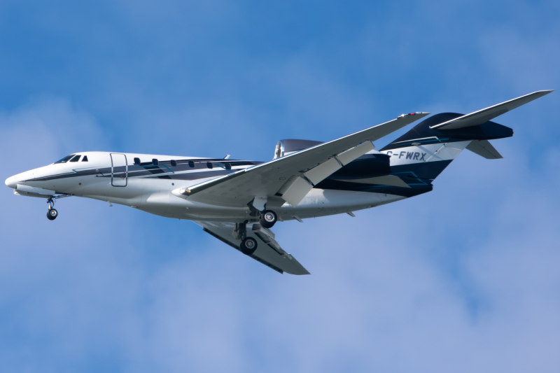 Photo of C-FWRX - Air Partners Cessna Citation 750 X at SFO on AeroXplorer Aviation Database