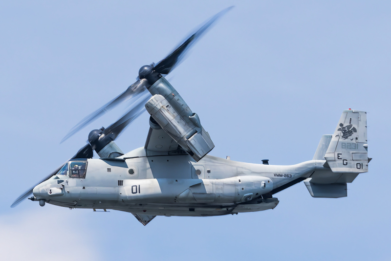 Photo of 168231 - USMC - United States Marine Corp Bell Boeing CV-22B Osprey at JRA on AeroXplorer Aviation Database