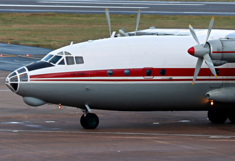 Photo of UR-CAJ - Meridian Aviation  Antonov An-12BK at BHX on AeroXplorer Aviation Database