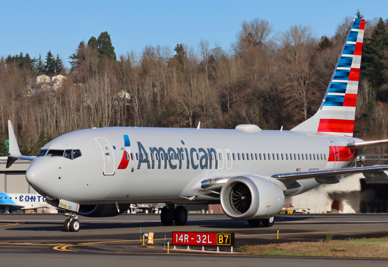 Photo of N315SD - American Airlines Boeing 737 MAX 8 at BFI on AeroXplorer Aviation Database