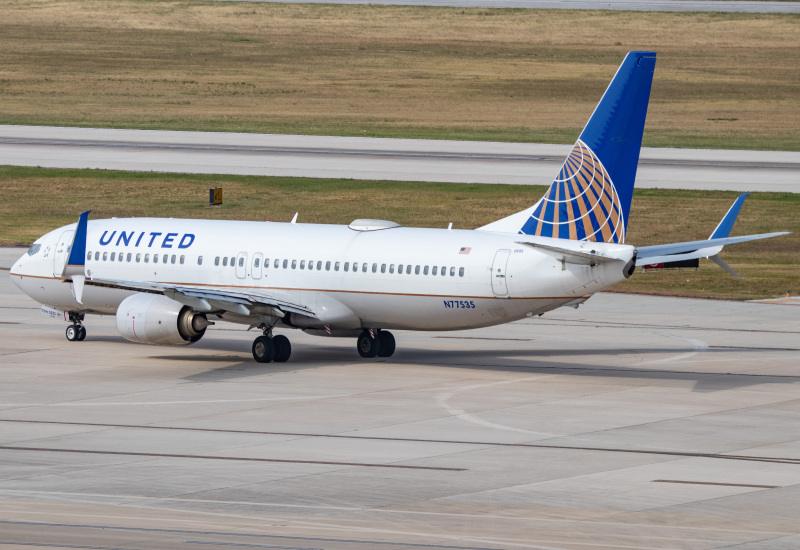 Photo of N77535 - United Airlines Boeing 737-800 at SAT on AeroXplorer Aviation Database