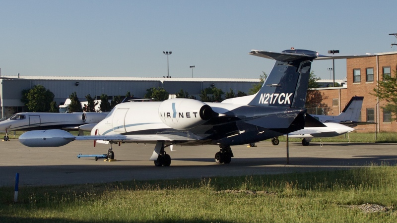 Photo of N217CK - AirNet Learjet 35A at LCK on AeroXplorer Aviation Database