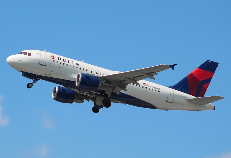 Photo of N333NB - Delta Airlines Airbus A319 at MKE on AeroXplorer Aviation Database