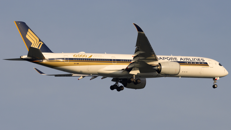 Photo of 9V-SMF - Singapore Airlines Airbus A350-900 at SIN on AeroXplorer Aviation Database