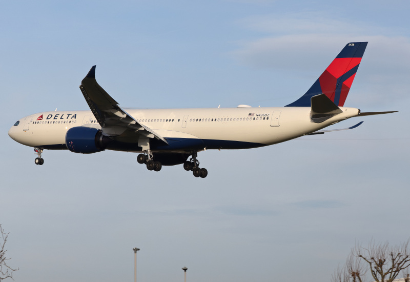 Photo of N426DZ - Delta Airlines Airbus A330-900 at LHR on AeroXplorer Aviation Database