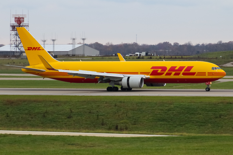 Photo of G-DHLK - DHL Boeing 767-300F at CVG on AeroXplorer Aviation Database