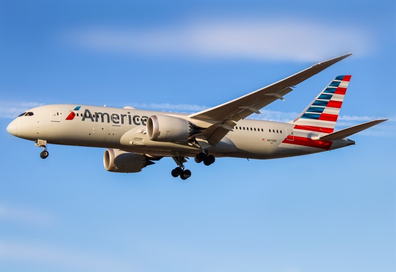 Photo of N873BB - American Airlines Boeing 787-8 at PHL on AeroXplorer Aviation Database