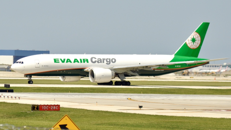 Photo of B-16783 - Eva Air Cargo Boeing 777-F at ORD on AeroXplorer Aviation Database