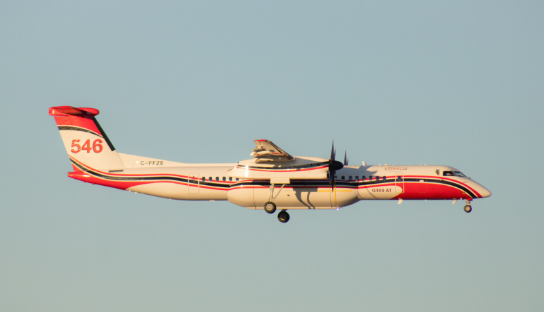 Photo of C-FFZE - Conair Aerial Firefighting De Havilland Dash-8 Q400 at BOI on AeroXplorer Aviation Database Photo of C-FFZE - Conair Aerial Firefighting De Havilland Dash-8 Q400 at BOI on AeroXplorer Aviation Database