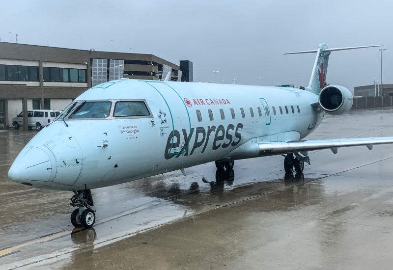 Photo of C-GTJA - Air Canada Express Bombardier CRJ-200ER at MKE on AeroXplorer Aviation Database