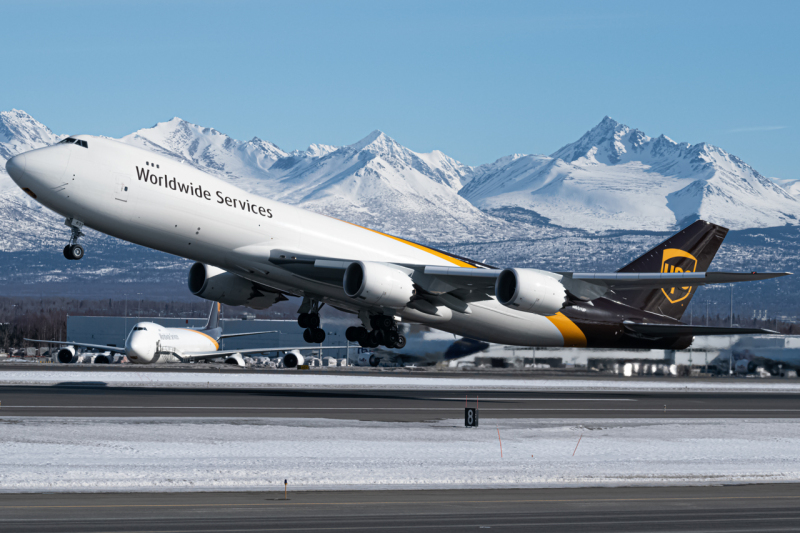 Photo of N631UP - United Parcel Service Boeing 747-8F at ANC on AeroXplorer Aviation Database
