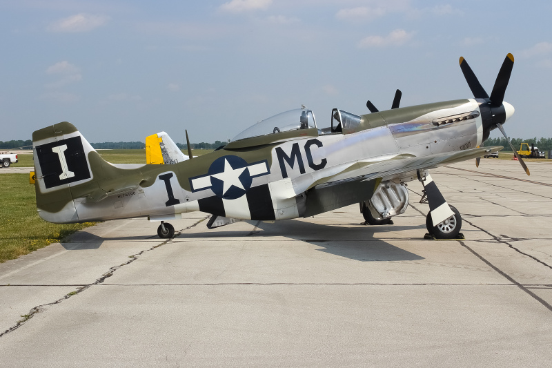 Photo of N74190 - PRIVATE  North American P-51 Mustang at DAY on AeroXplorer Aviation Database