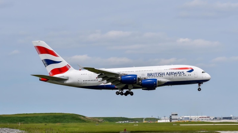 Photo of G-XLEL - British Airways Airbus A380-800 at ORD on AeroXplorer Aviation Database