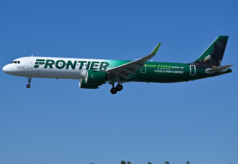 Photo of N605FR - Frontier Airlines Airbus A321NEO at SAN on AeroXplorer Aviation Database