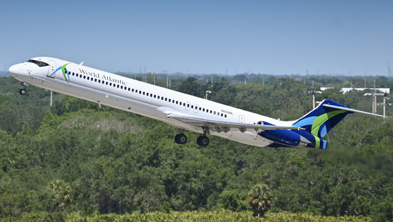 Photo of N802WA - World Atlantic Airlines McDonnell Douglas MD-83 at TPA on AeroXplorer Aviation Database