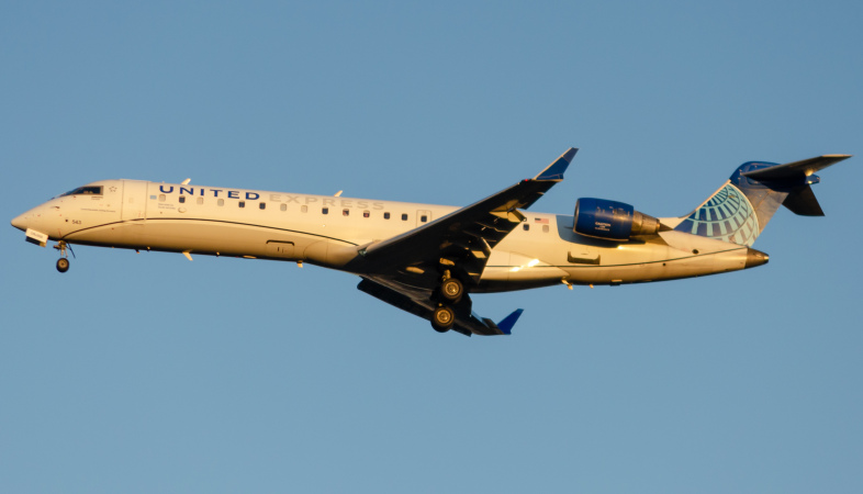 Photo of N543GJ - United Express Mitsubishi CRJ-550 at EWR on AeroXplorer Aviation Database