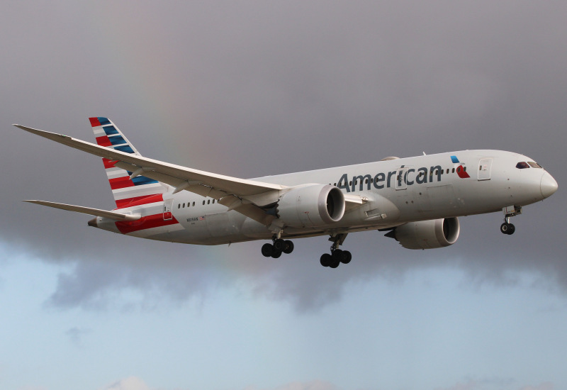 Photo of N819AN - American Airlines Boeing 787-8 at MIA on AeroXplorer Aviation Database