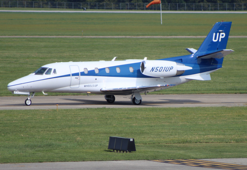 Photo of N501UP - Wheels up  Cessna Citation 560XL at LUK on AeroXplorer Aviation Database