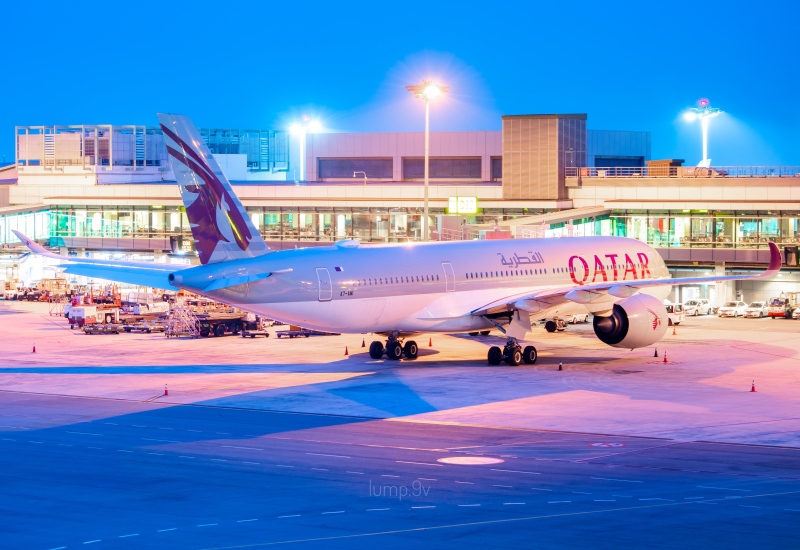 Photo of A7-AMI - Qatar Airways Airbus A350-900 at SIN on AeroXplorer Aviation Database
